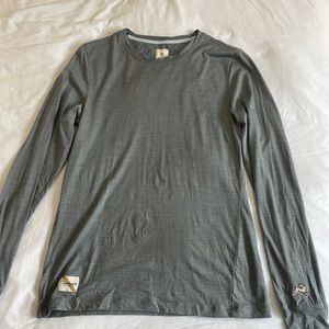 Tracksmith harrier merino wool long sleeve running top